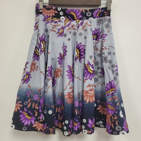 Francis+Benedict Womens Handcrafted Iris Skirt Size XS Floral Boho Hippie NWT